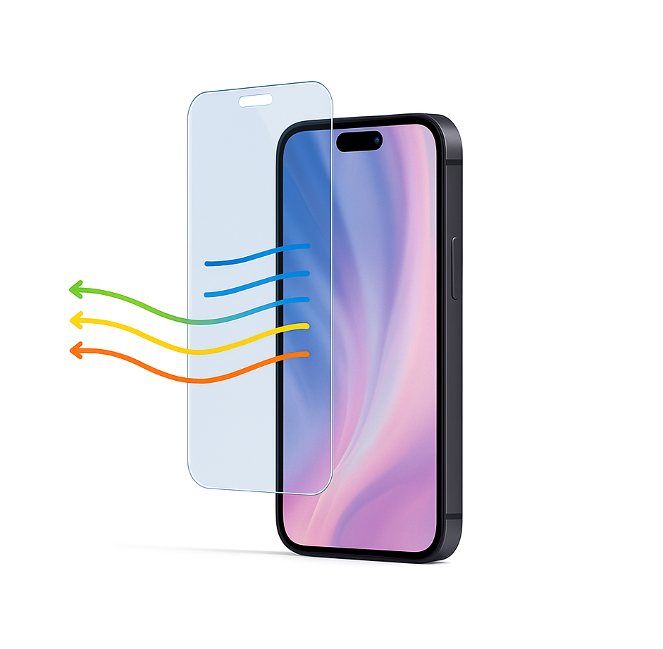 Pellicola Protettiva Anti Luce Blu per iPhone